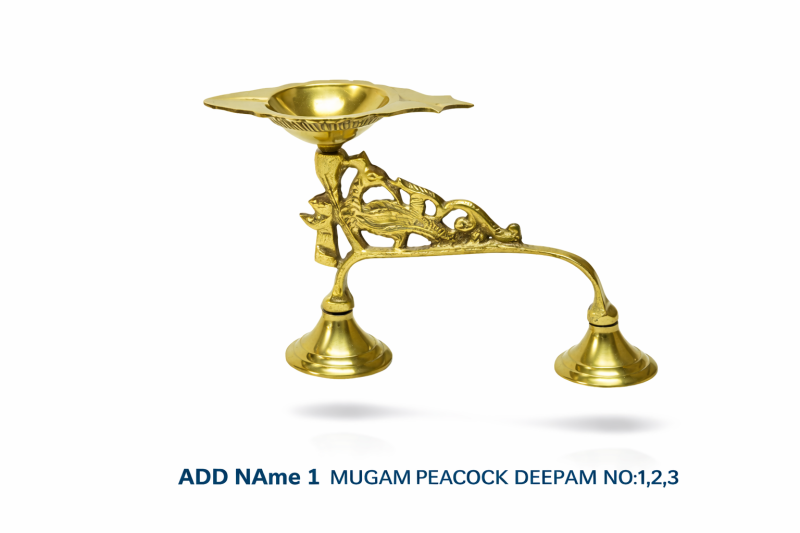 1 MUGAM PEACOCK DEEPAM NO:2